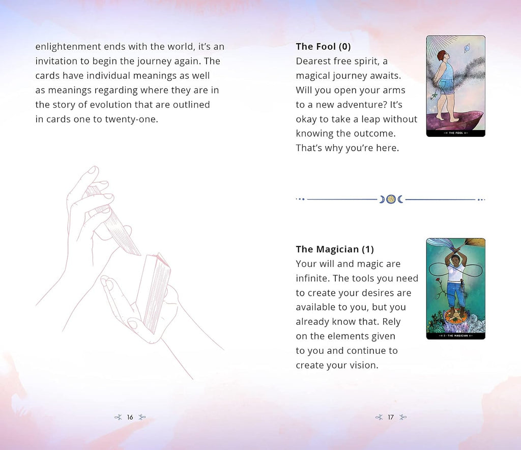 The Zenned Out Journey Tarot Kit: A Tarot Card Deck and Guidebook for Personal Growth