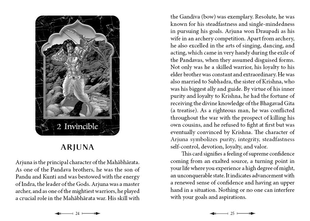 The MahÄbhÄrata Oracle: (Oracle Kit Box Set with 36 Cards and Guide Book)