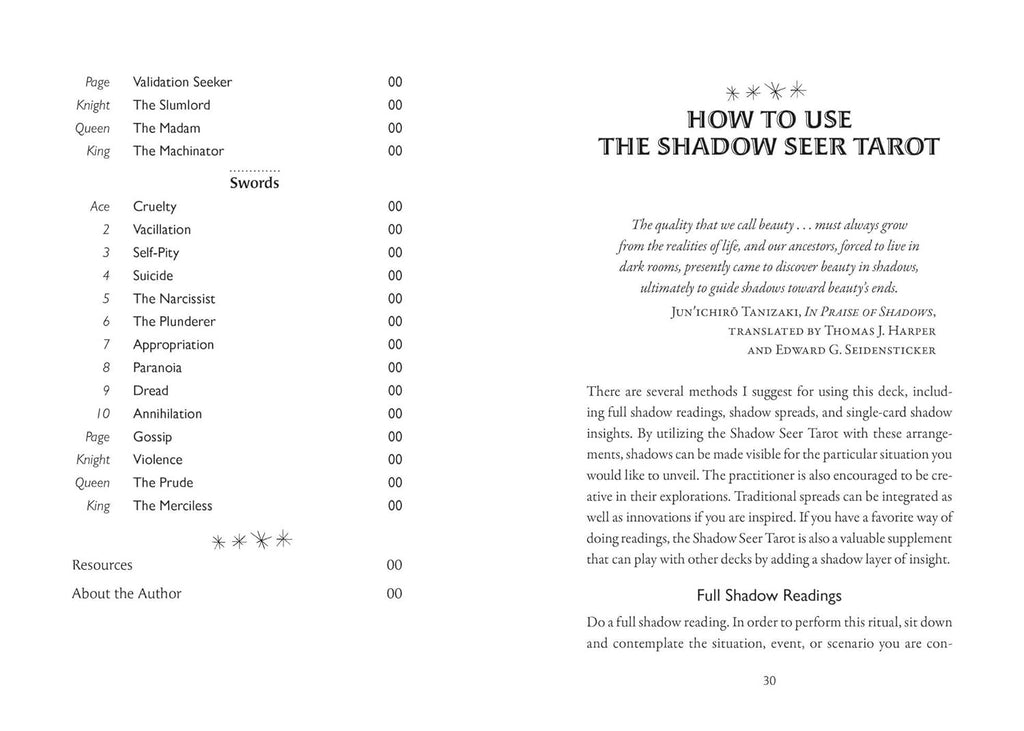 Shadow Seer Tarot: A Night Vision and Dark Archetype Deck