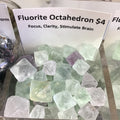Tumbled Fluorite octahedron small