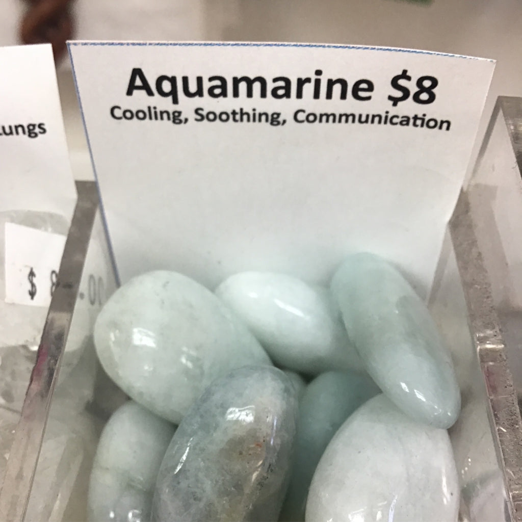 Tumbled Aquamarine