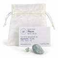 Pisces Dreamwater Set with Aquamarine, Fluorite, zodiac card and gift bag