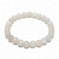 8mm Rainbow Moonstone Bracelet on white background