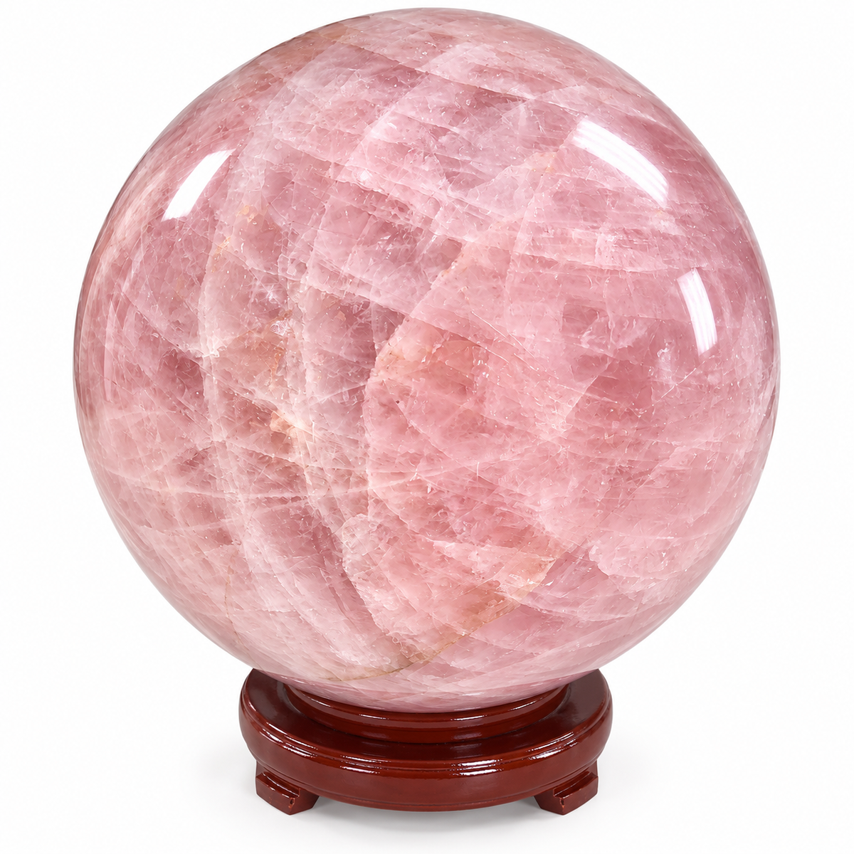 Rose Quartz Sphere – 10.5 Inch