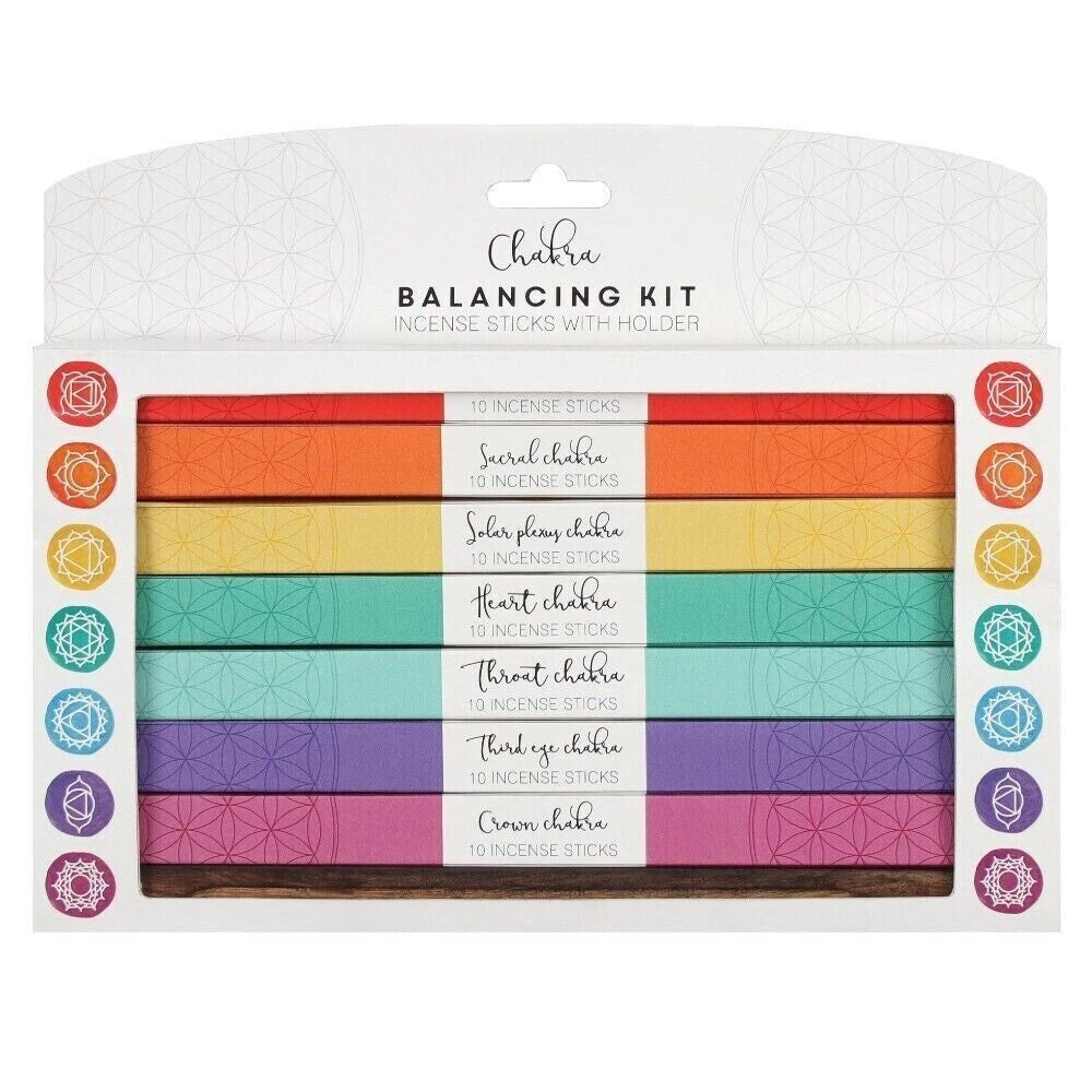 Chakra Balancing Kit - Incense Sticks with Holder