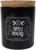 Wicca Mystic Midnight Ritual Scented Pillar Candle with Cork Lid Witchcraft New Age Apothecary Celestial Home Fragrance Aromatherapy (Spell Bound Triple Moon Frankincense)
