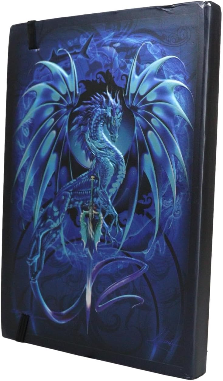 Dragon Sea Blade Drake Embossed Hard Cover Journal - Ruth Thompson Fantasy Dragon Semi Iridescent Journal