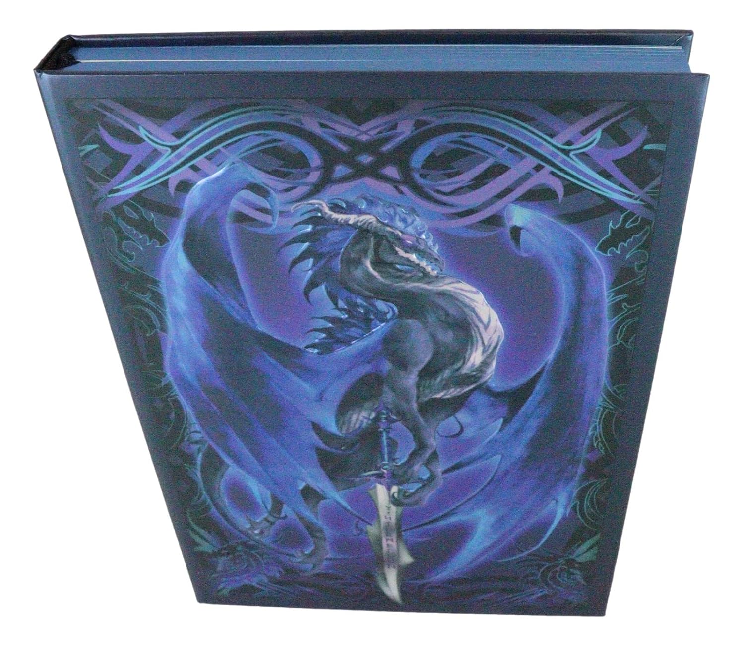 Dragon Storm Blade Drake Embossed Hard Cover Journal - Ruth Thompson Fantasy Dragon Semi Iridescent Journal