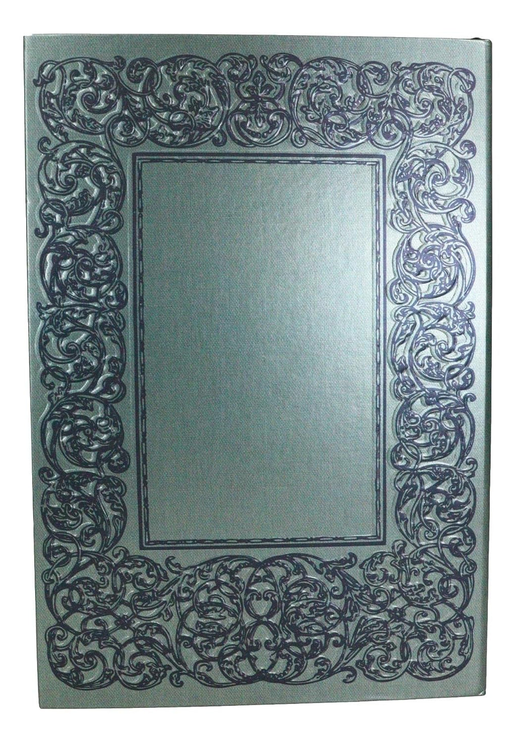 Story Of My Life Gothic Rococo Floral Scroll Art Design Embossed Hard Cover Journal