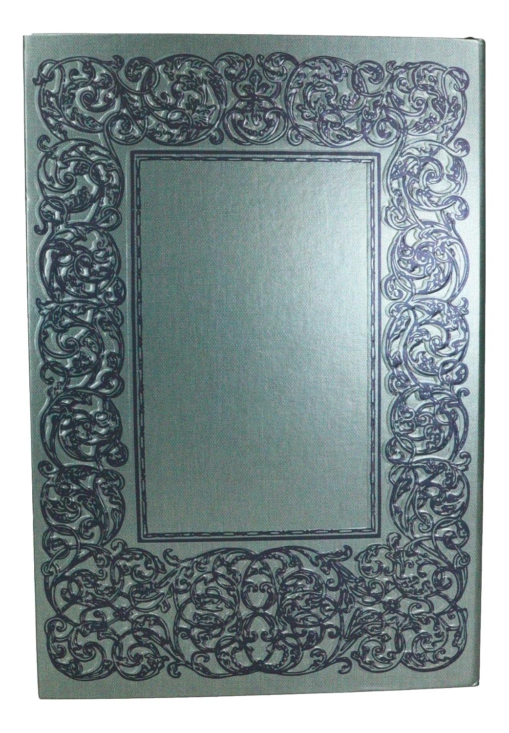 Story Of My Life Gothic Rococo Floral Scroll Art Design Embossed Hard Cover Journal