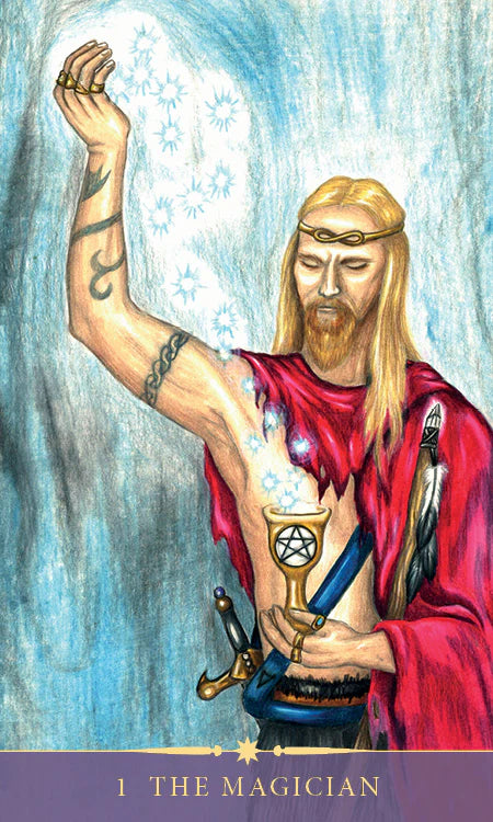 Steele Wizard Tarot : The Language of the Soul (Tarot Kit Box Set with 88 Cards and Guide Book) By Pamela Steele