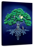 Tree of Life  Canvas Framed Wall Art Wall Plaque - Lisa Parker - 7.5" W x 9.85"