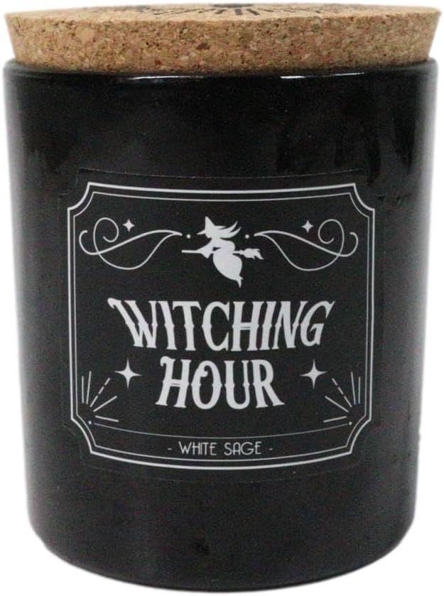 Cork Lid Witchcraft New Age Apothecary Celestial Home Fragrance Aromatherapy (Witching Hour White Sage)