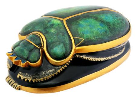 Green & Gold Scarab